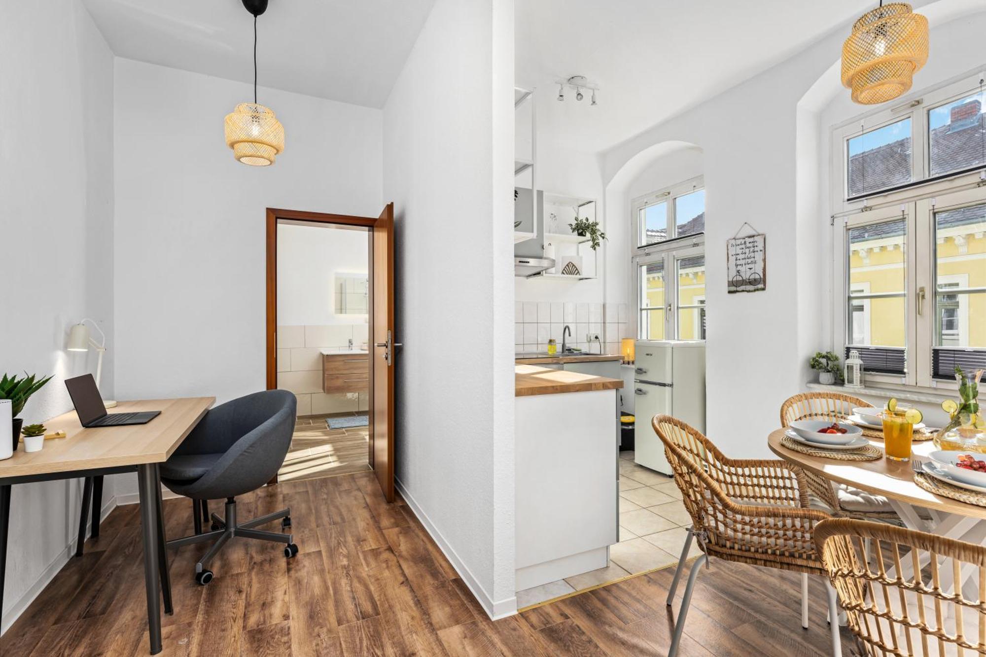 Schoene Altstadt Ferienwohnung Gruppen Familien Parkplatz マイセン エクステリア 写真