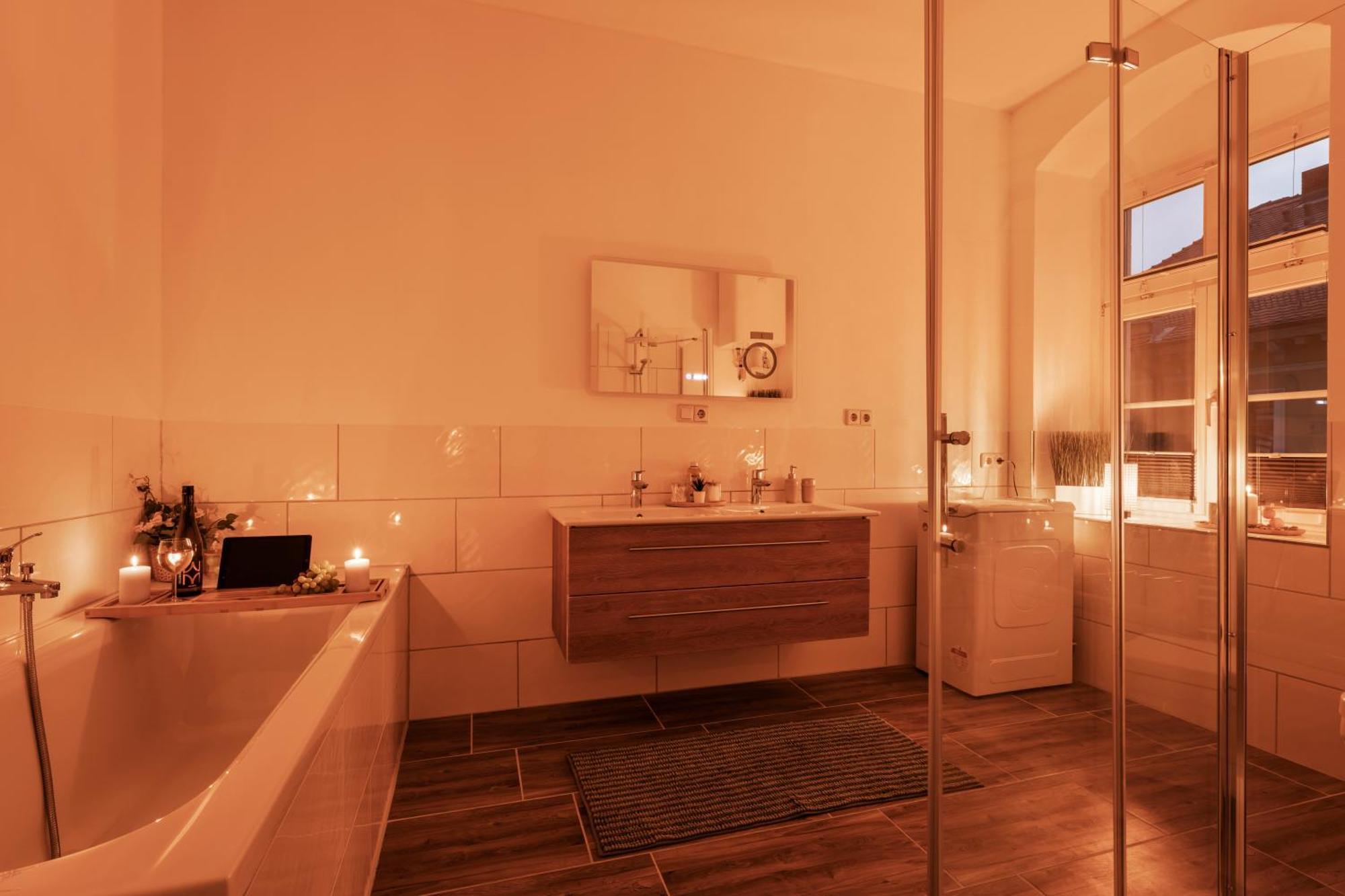 Schoene Altstadt Ferienwohnung Gruppen Familien Parkplatz マイセン エクステリア 写真